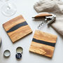 Olive Wood And Resin Coaster, thumbnail 6 of 7