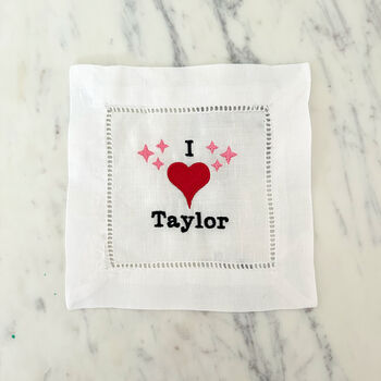 Four Taylor Swift Inspired Cocktail Napkins, 6 of 6