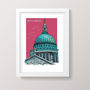 St Paul's Cathedral London A3 Art Print, thumbnail 1 of 3