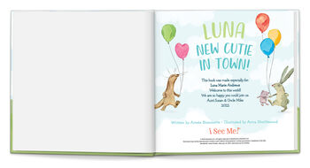 Personalized Children's Book, New Cutie In Town, 2 of 11