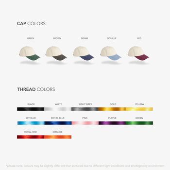 Personalised Dad Hat With Handwritten Style Font, 5 of 12