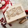 Sent From Father Christmas North Pole Christmas Eve Box Crafted From Thick, Premium Wood, thumbnail 1 of 3