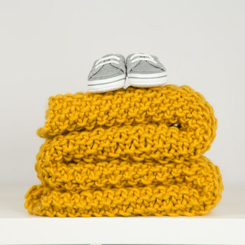 Louis Baby Blanket Knitting Kit, 4 of 11