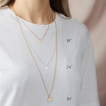 Serif Initial Letter Necklace, 5 of 8
