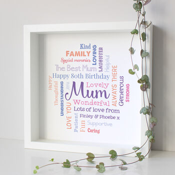 Personalised Word Art Gift For Her, 4 of 9