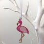 Flamingo Christmas Decoration, thumbnail 3 of 5