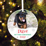 Pet Photo Ceramic Disc Hanging Decoration Bauble + Gift Box, thumbnail 6 of 6