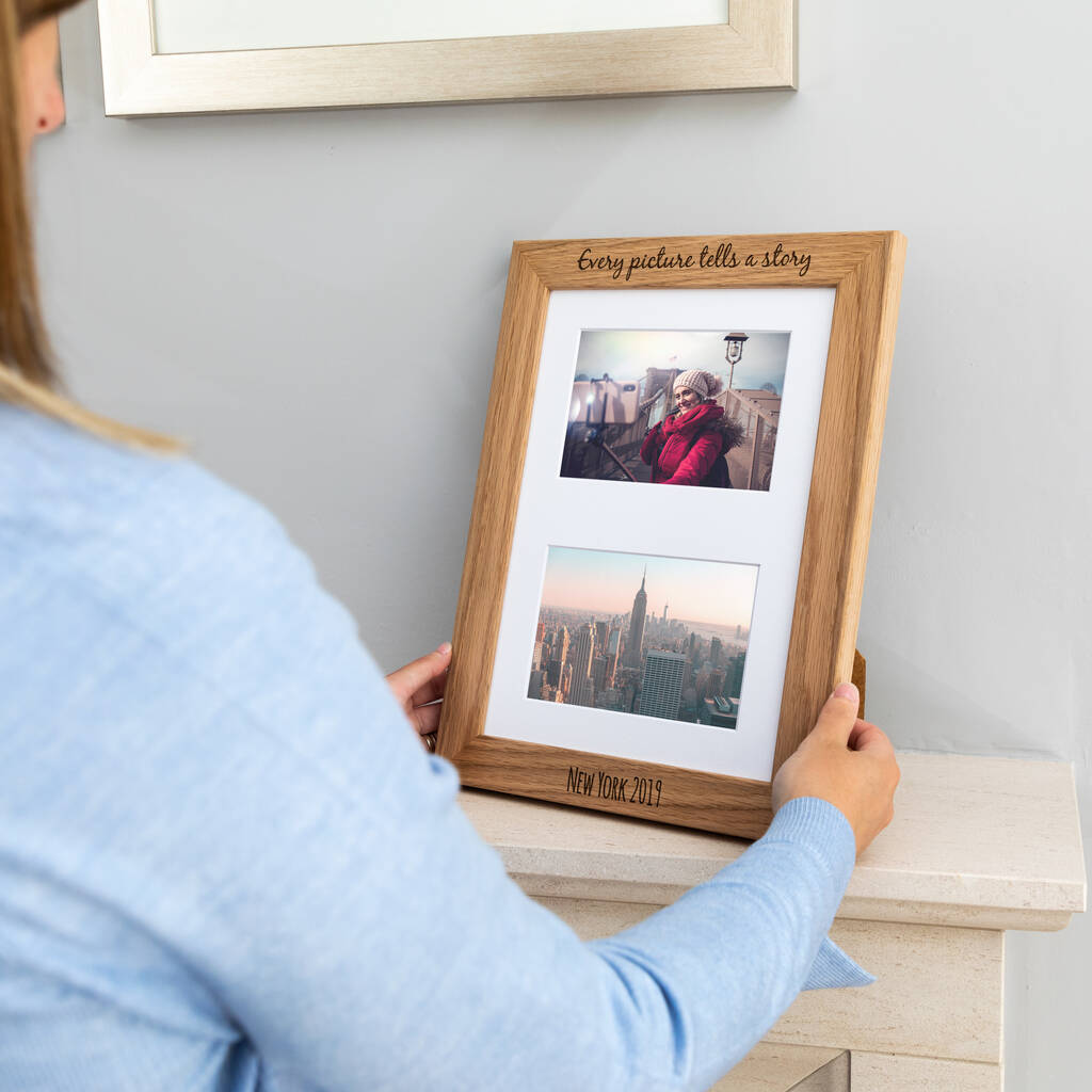 Personalised Every Picture Tells A Story Photo Frame By Mirrorin Notonthehighstreet Com