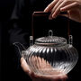Handmade Glass Teapot Blooming Series, thumbnail 1 of 3