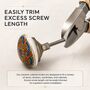 Handpainted Geometric Drawer Knob, thumbnail 4 of 10