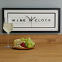 Wine O Clock Frame Clock, thumbnail 1 of 8