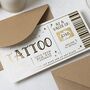 Personalised Tattoo Gift Voucher Scratch Reveal, thumbnail 4 of 9