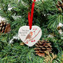 Robin Memorial Heart Christmas Decoration, thumbnail 2 of 6