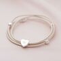 Alessia Heart Charm Personalised Bracelet, thumbnail 2 of 10