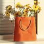 Ceramic Paper Bag Vase With Rope Handle, thumbnail 5 of 5