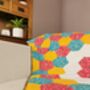 Bright Sofa Throw, Double Bed Quilted Blanket, thumbnail 4 of 11