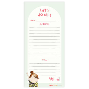 Let's Do This Slim List Pad, 2 of 3