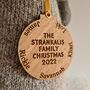Personalised Family Christmas Decoration, thumbnail 1 of 4