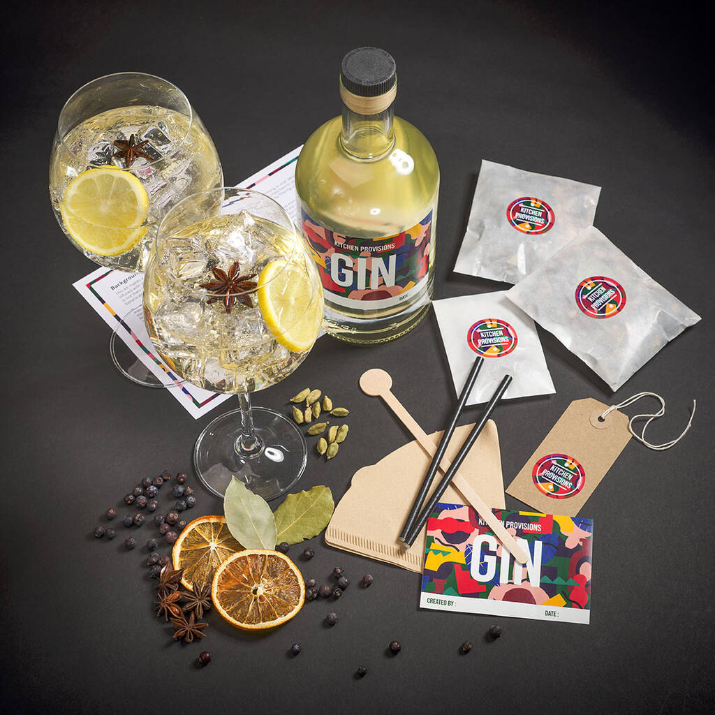Make Your Own Letterbox Gin Kit, Two Bottles, 1 of 4