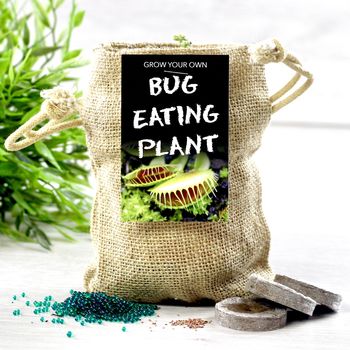 Bug Eating Plant Jute Bag Grow Set, 5 of 7