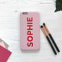 Personalised Dropshadow Leather Phone Case, thumbnail 5 of 10
