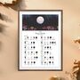 Mushrooms 2025 Lunar Calendar A4 Print, thumbnail 2 of 3