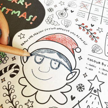Six Christmas Activity Placemats, Not Just For Kids, 7 of 10