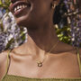 Gold Vermeil Birthstone Charm Necklace, thumbnail 2 of 12