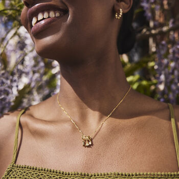 Gold Vermeil Birthstone Charm Necklace, 2 of 12