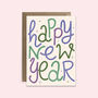 Happy New Year Typography Card, thumbnail 2 of 2