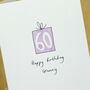 Personalised ‘Birthday Present’ Handmade Card, thumbnail 7 of 12