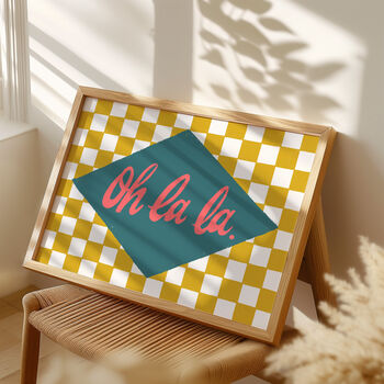 Oh La La Print, Landscape Wall Art, 5 of 10