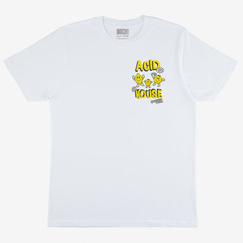 Acid House Unisex Old School Rave T Shirt In White, 4 of 6