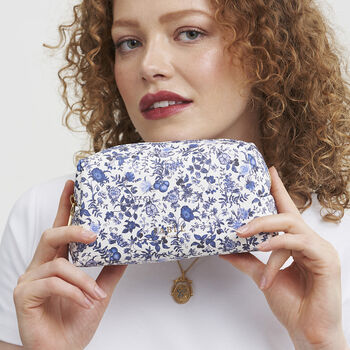 Blue Ditsy Pouch Small, 2 of 7