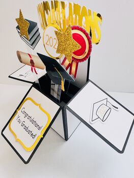 2025 Graduation Congratulations 3D Card, 4 of 5