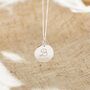 Personalised Silver Round Adults Necklace, thumbnail 1 of 5