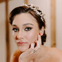 Gold Leaf And Silver Pearl Headband, thumbnail 7 of 7
