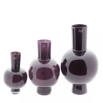 Posy Vase Modest Plum Glass, 2 of 7