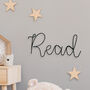 Childs Bedroom Decor Read Play Learn Signs, thumbnail 3 of 6