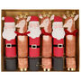 Santa And Rudolph Christmas Crackers, thumbnail 1 of 6