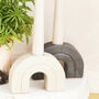 Stone And Marble Arched Candleholder, thumbnail 6 of 6