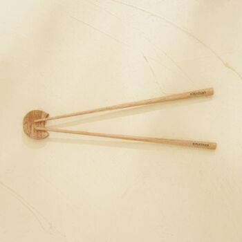 Personalised Wood Chopsticks+Rest:Perfect Engraved Gift, 8 of 11