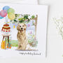 Golden Retriever Dog Birthday Card, Pet Card ..7v10a, thumbnail 2 of 4