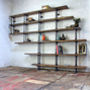 Emilie Asymmetric Reclaimed Scaffolding Shelves, thumbnail 2 of 5