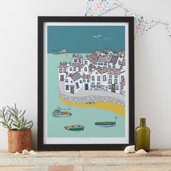 Coastal Village Art Print, 2 of 3