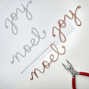 Wire Word Masterclass Kit© Extra Templates, 7 of 12