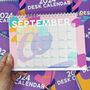 2024 Colourful Patterned A5 Desk Calendar, thumbnail 10 of 12