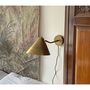 Antera Wall Lamp, Brass Finish, Iron, thumbnail 2 of 8