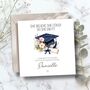 Graduation Floral Hat Card, She Did It Graduation Card For Her, Daughter,Granddaughter, thumbnail 2 of 3