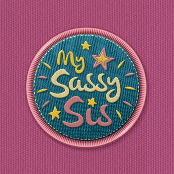 Funny Sister Birthday Card ‘Sassy Sis’, 3 of 5